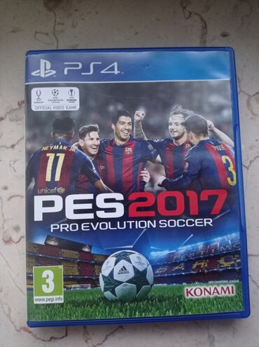 Oyun diskləri və kartricləri: Salam ps4 pes 2017 disk satılır 
vp yazın