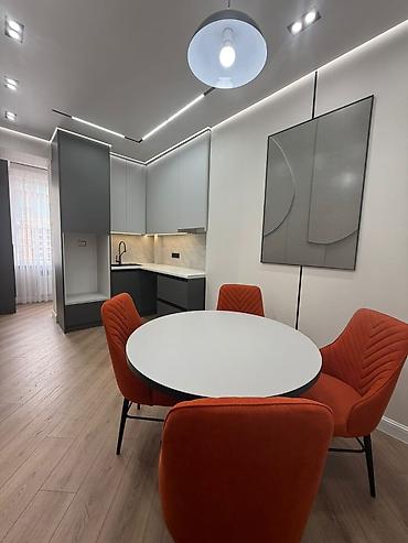 псо арт сити: 2 комнаты, 56 м², Асанбай мкр Элитка, 5 этаж, Евроремонт — 3
