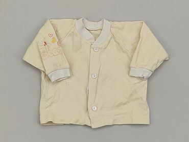 bezowa bluzka: Bluza, 0-3 m, stan - Dobry