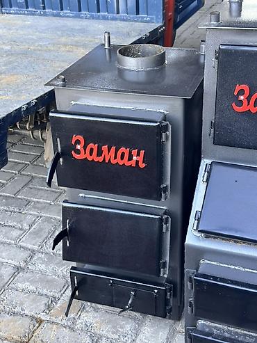 Дровяные печи: Металлическая твердотопливная печь «Заман» - Тип: печь на дровах/угле — 1