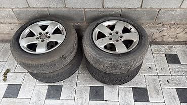 Комплект из 4 колес в сборе: литые диски Mercedes R16 + зимние шины