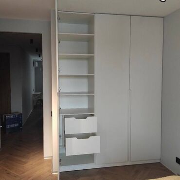 Шкафы для одежды: Шкаф для одежды, Новый, Прямой, Другой материал — 28