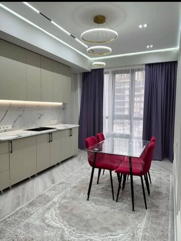 квартира элебаева: 1 комната, 55 м², Элитка, 3 этаж, Дизайнерский ремонт