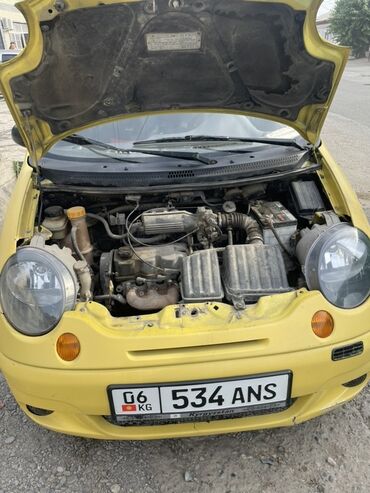 тюнинг матиз: Daewoo Matiz, жёлтый хэтчбек 5 дверей. Основное: - Компактный