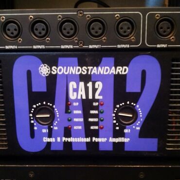 рации бишкек: SoundStandard CA12 - усилитель мощности, 2 х 800 Вт/8 Ом, 2 х 1275