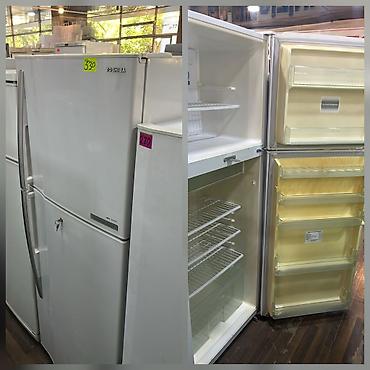 Toshiba iki qapılı soyuducu - Üst hissədə dondurucu, alt hissədə əsas