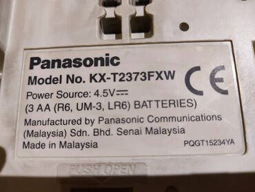 telefoni na tac: Panasonic fiksni telefon model KX-T2373, original, malo korišćen