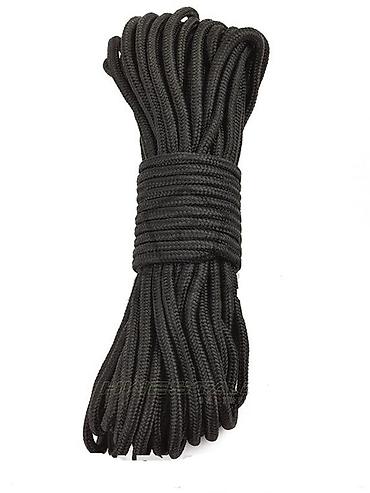 boots: Paracord kanap (CRNA) (10m) VELIKI IZBOR BOJA Paracord 550 je Američki — 1