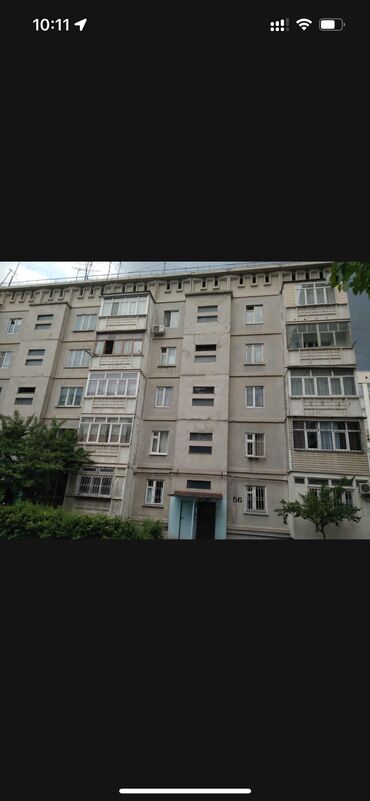 квартира пишкек: 2 комнаты, 48 м², 105 серия, 5 этаж, Старый ремонт