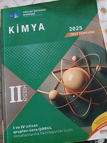 ucuz gitaralar: Məhsul: “Kimya 2025 – Test Toplusu”, II hissə Nəşriyyat/qrif: Dövlət — 1