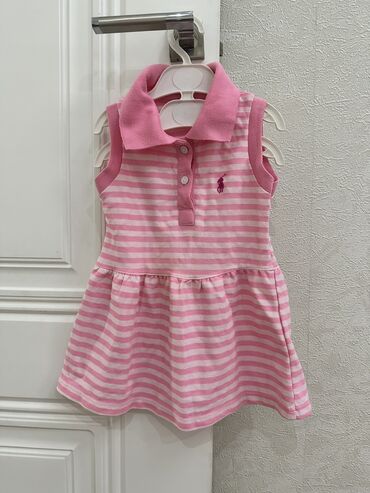 платье водолазка: Детское платье, цвет - Розовый, Б/у