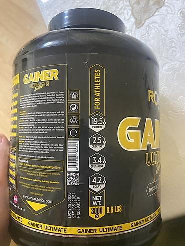 bcaa: Ronic Nutrition Gainer Ultimate Series – şokolad dadı, 3000 q (6.6 — 3