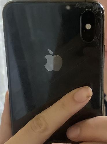 Apple iPhone (XS Max), цвет черный - Корпус: стеклянная задняя