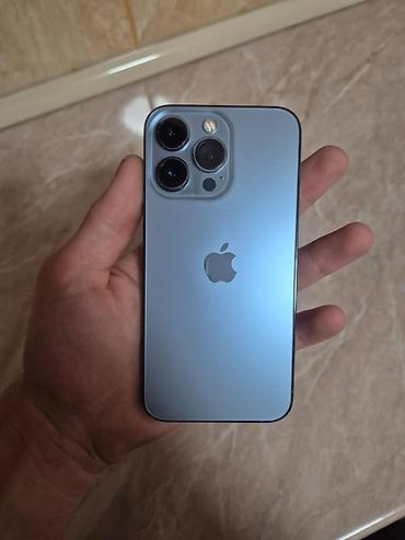 apple iphone 13 pro max qiymeti: IPhone 13 Pro, 128 GB, Sierra Blue, Face ID — 1