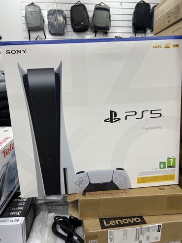 PS5 (Sony PlayStation 5): Yeni bağlı qutu Sade ps 5 825 gb SSD rəsmi satış Endirim mövcuddur