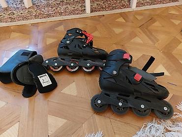 roller skates: Inline skeytlər (roller skates) – 4 təkərli, fitnes/şəhər sürüşü üçün — 3