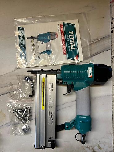 Инструменты: TOTAL GA18 2-in-1 Combo Brad Nailer – pnevmatik dırnaq/stapleləyən — 5