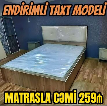 Çarpayılar: Yeni, İkinəfərlik çarpayı, Bazasız, Matras ilə, Siyirməsiz, Azərbaycan — 10