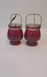 Digər kolleksiyalar: Песочница из красного стекла с мельхиоровой ложкой — 2