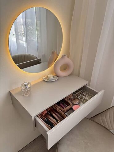 Mebellərin yığılması: Iwiqli makyaj masalari, muasir metbex mebelleri, geniw dolablar ve — 11
