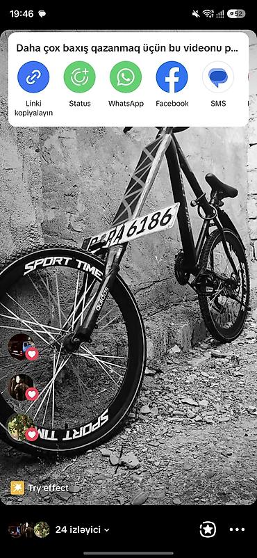 Şəhər velosipedləri: Unikal dizaynlı velosiped – custom “chopper”/lowrider üslubu - Ön — 2