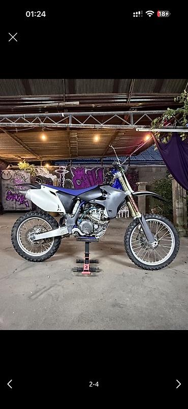 Мотоциклы: Кроссовый мотоцикл Yamaha YZ (4‑тактный, класс 450) Yamaha YZ450F — 2