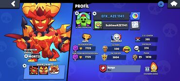 Digər oyun və konsollar: Brawl stars hesab satılır təçili