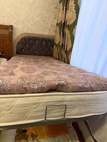 carpayi: Tək nəfərlik çarpayı + döşək dəsti - Ölçü: eni 90,uzunu 2 - Çarpayı — 5