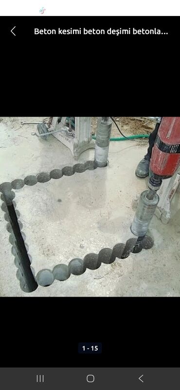 Beton işləri: Beton deşikdelmə və kəsim xidməti - Hilti markalı professional karot — 21