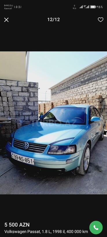 Volkswagen: Volkswagen Passat: 1.8 l | 1998 il Sedan — 7