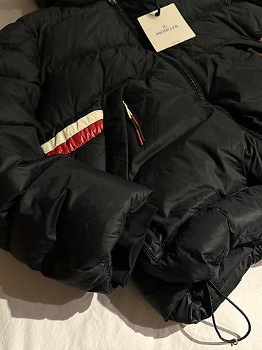 кожаные брюки: Мужская куртка, M, Moncler, Новый, цвет - Черный, Самовывоз — 2
