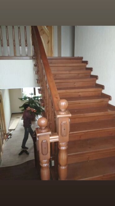 Деревянные лестницы: Лестницы на заказ любой сложности — 3