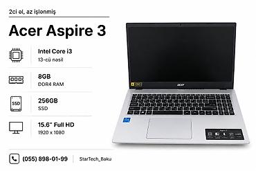 İşlənmiş Acer Aspire, 15.6 ", Intel Core i3, 256 GB, Ünvandan götürmə, Ödənişli çatdırılma, Rayonlara çatdırılma