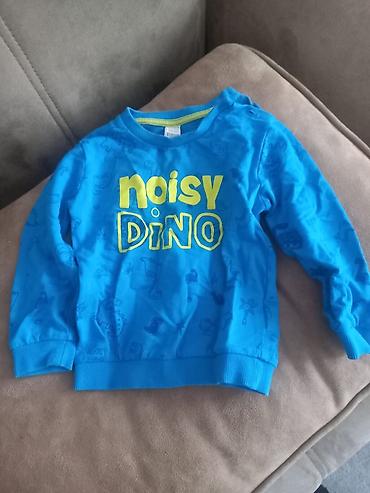 dino: Uşaq sviteri – “Noisy Dino” temalı - Rəng: parlaq mavi - Üzərində — 1