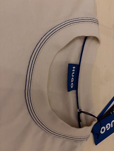 Футболки: Мужская футболка, Hugo Boss, XL, цвет - Бежевый — 2