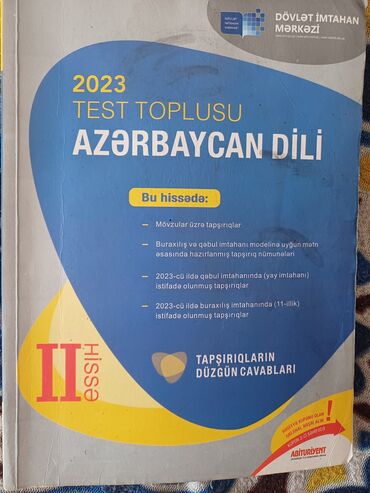 riyaziyyat 5 ci sinif test: Azərbaycan dili test toplusu 2 ci hissə