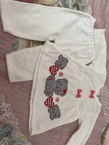 одежды для малышей: Комплект, түсү - Ак, Жаңы