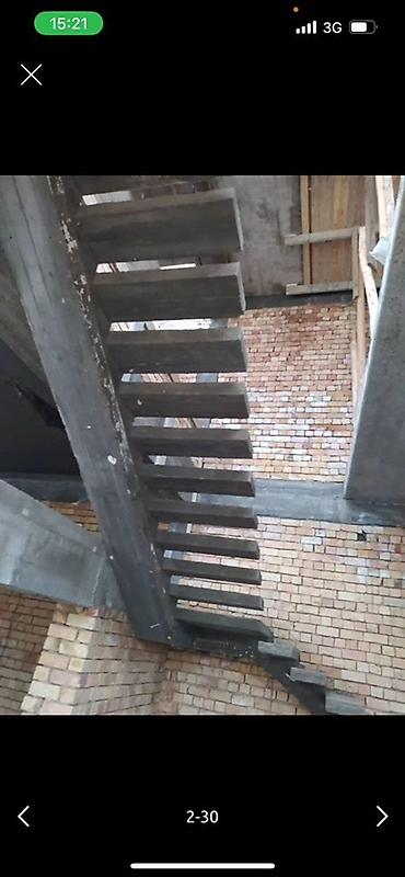 Бетонные лестницы: Бетонная лестница Для дома, Гарантия, Форма лестницы: Много-маршевая, Стиль: Хайтек — 2