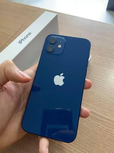 Apple iPhone: IPhone 12, 256 GB, Blue Titanium, Face ID