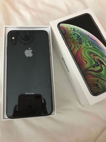 Apple iPhone: IPhone Xs Max, 64 GB, Black Titanium, Face ID