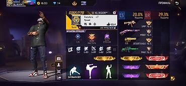 Другая мужская одежда: Игровой аккаунт Free Fire Характеристики: - Ник: Kazutora (KG_REGION) — 9