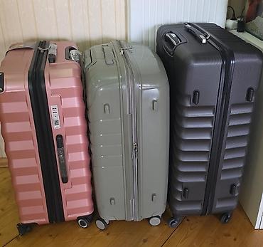 Sərt korpuslu səyahət çamadanları – 3 model - Material: yüngül və