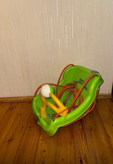 Детские гамаки: Uşaq yelləncəyi – asma tip - Material: möhkəm plastik korpus - Rəng