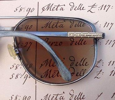 Naočare: RETKO! vintage RODENSTOCK titanium zlatnim detalji OVERSIZE. Veoma — 7