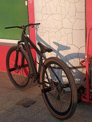 velosiped qanadı: Dirt/Street tərzində hardtail velosiped - Rəng: mat qara - Çərçivə — 1