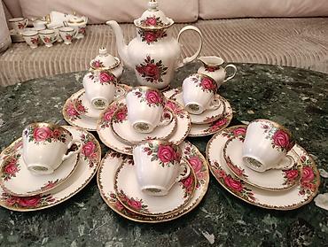 Çay dəsti, Kobalt, 6 nəfərlik, Almaniya