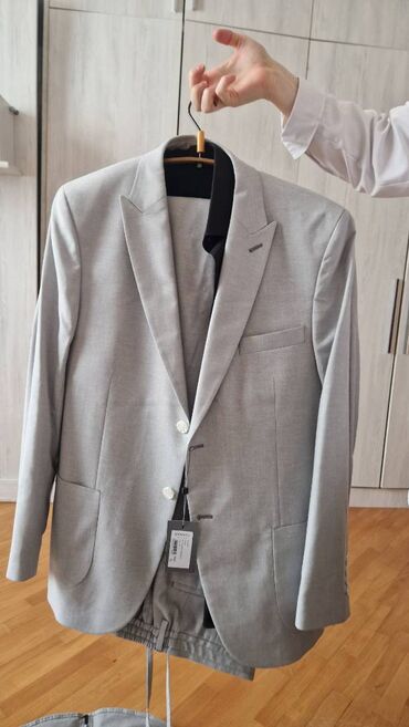 guess ranac: Kostyum, Demisezon, Guess, 5XL (EU 50), rəng - Boz