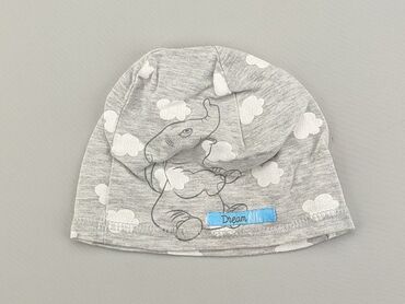 czapka szara: Hat, 38-39 cm, condition - Good