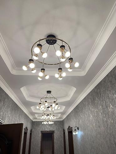 Çılçıraq, 10 və daha çox lampa, Metal