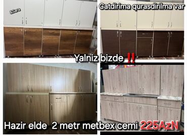 embawood metbex mebeli qiymetleri: Metbex mebellerini daha munasib elde etmeye telesin endirim